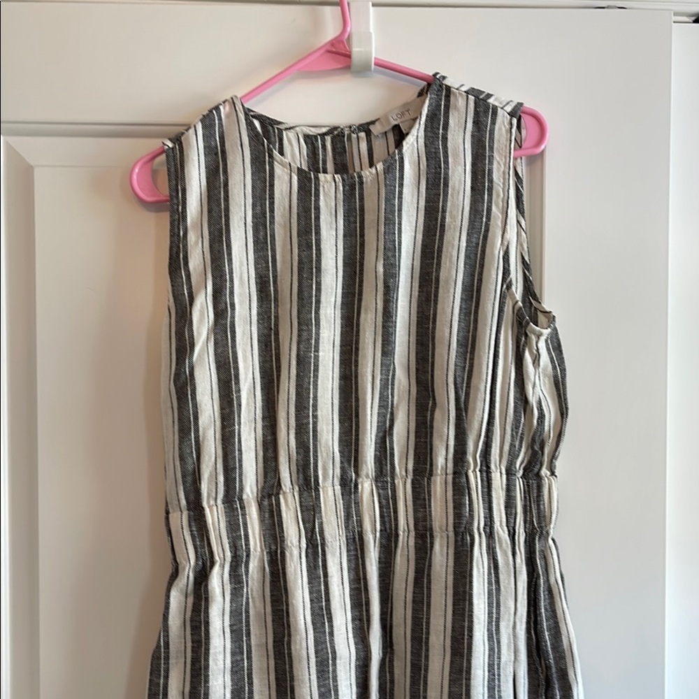 Striped Sleeveless Dress